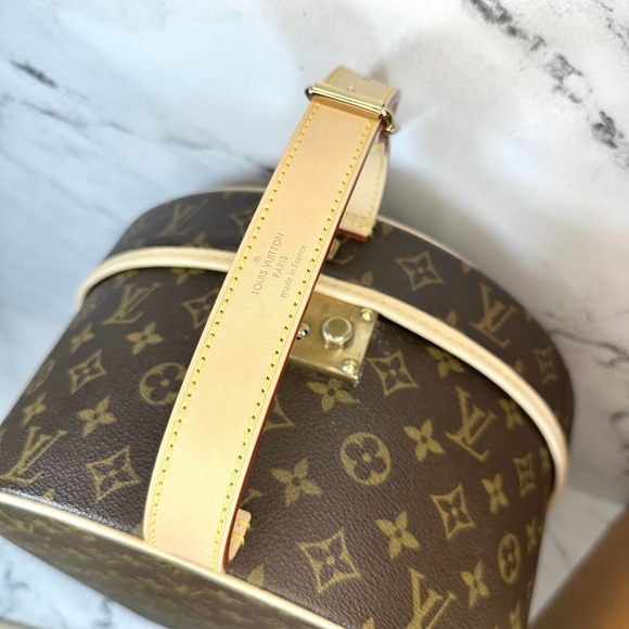 Louis Vuitton Hat Box 30 bag Boite Chapeau vintage monogram LV trunk New Leather - Picture 4 of 14